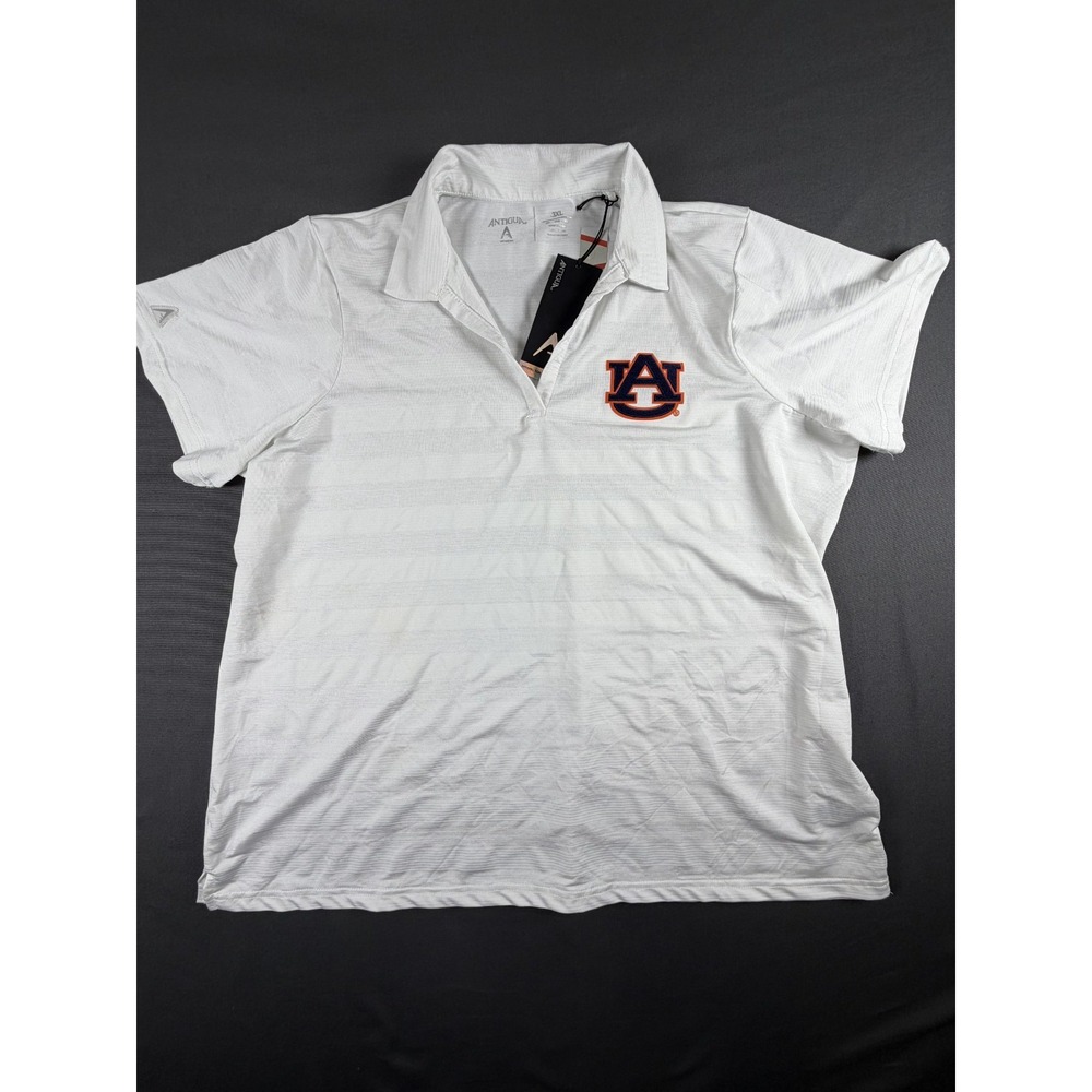 Auburn Tigers Performance Golf Polo - Womens 3XL White - NCAA - Antigua Compass